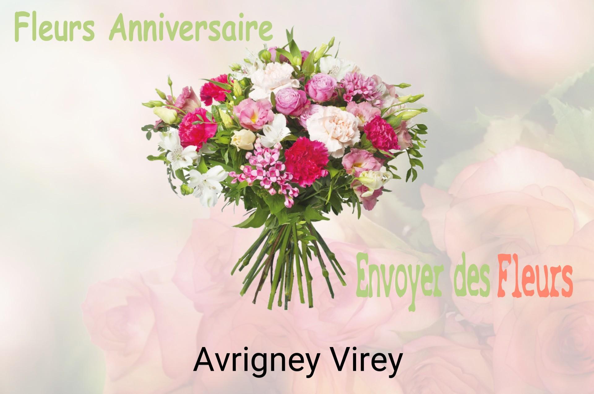 Bouquet de fleurs d’anniversaire livré à Avrigney-Virey