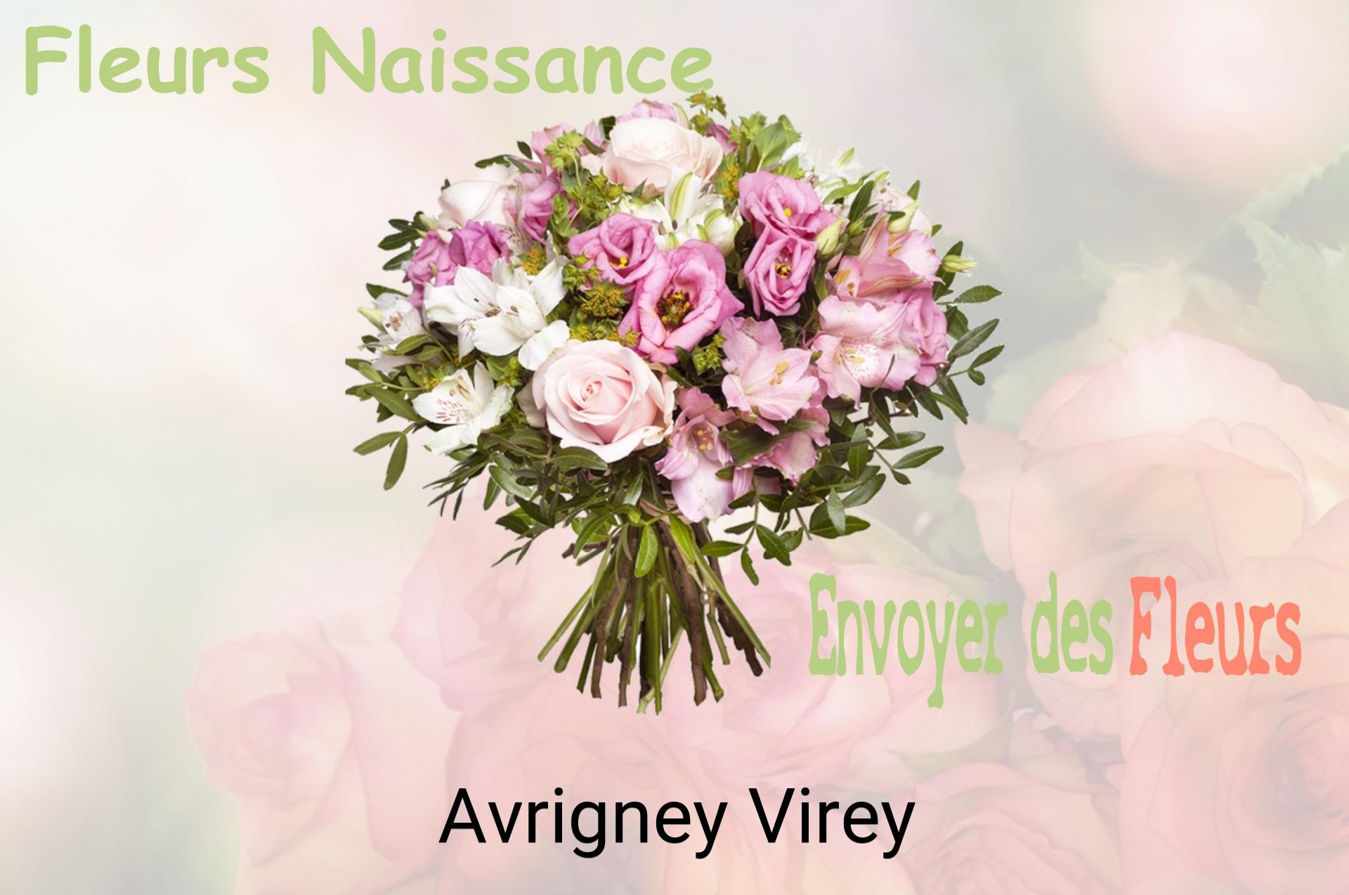 Bouquet de fleurs de naissance livré à Avrigney-Virey